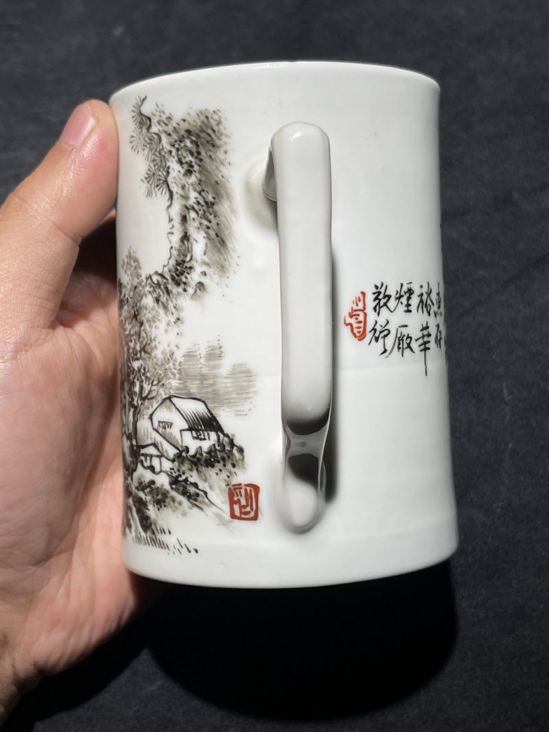 民国 粉彩茶杯一组6件 - 图12