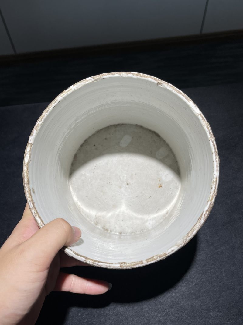清康熙 青花人物故事纹笔筒 - 图6