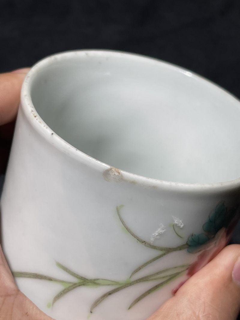 民国 粉彩茶杯一组6件 - 图27