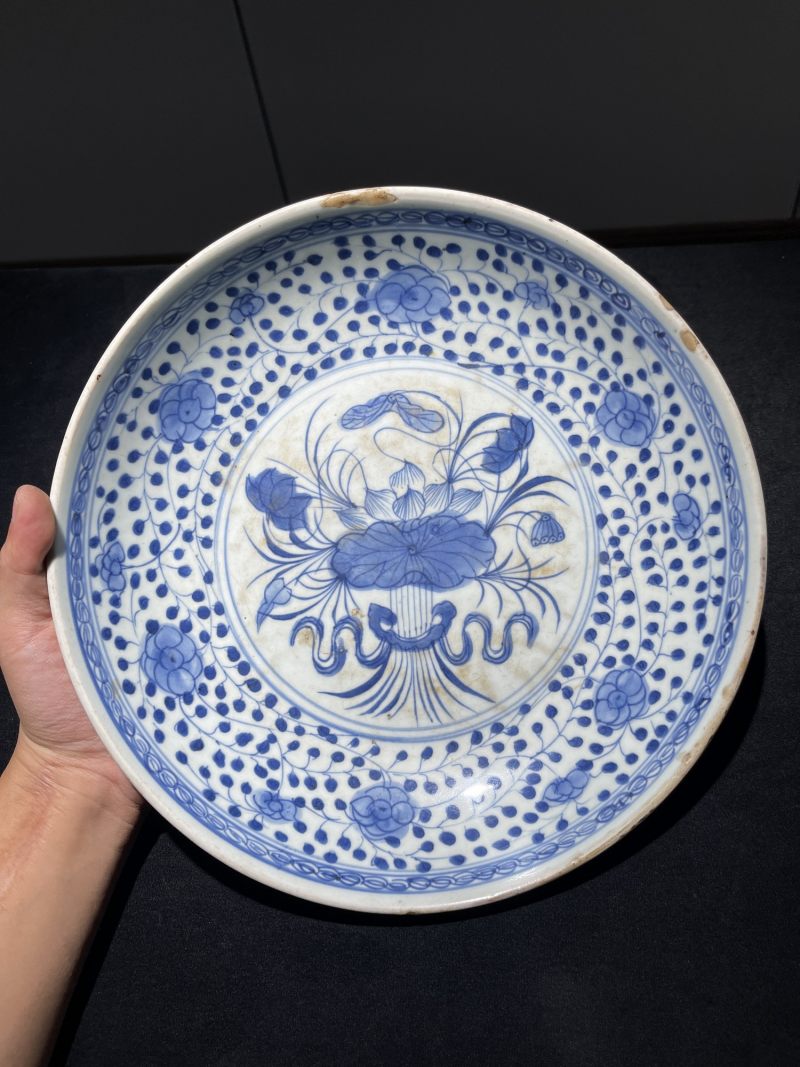 清中期 青花瓷器一组7件 - 图16
