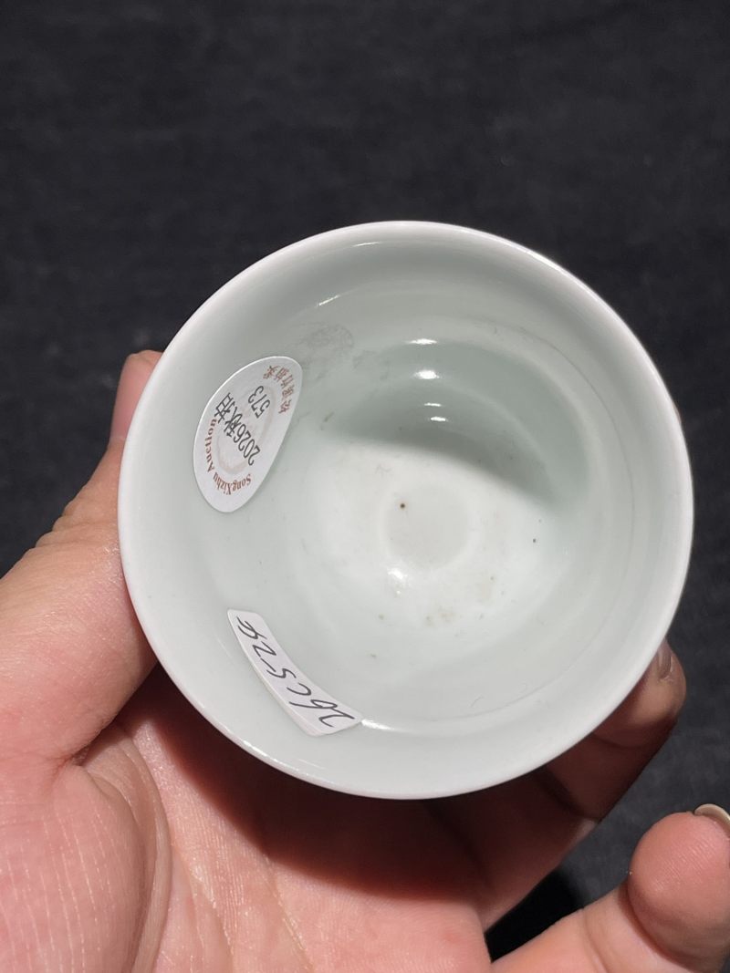 清光绪 粉彩双喜纹杯 - 图4