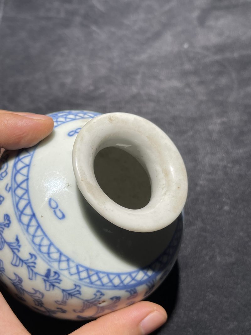 清代 青花喜字罐一组19件 - 图41