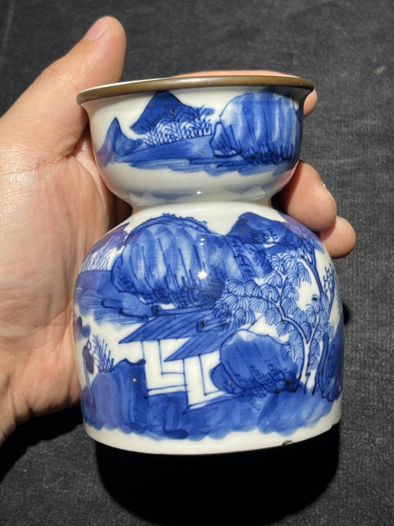 清代 青花瓷器一组14件 - 图30