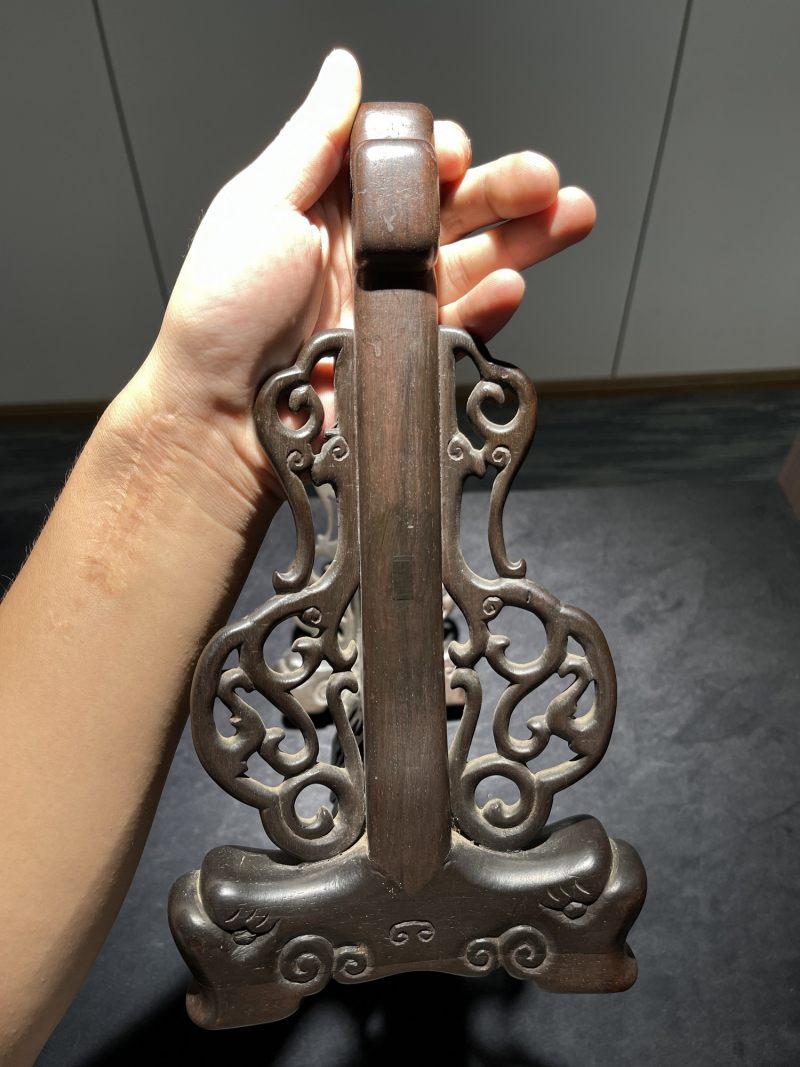 清雍正 青花山水人物纹瓷板 - 图13