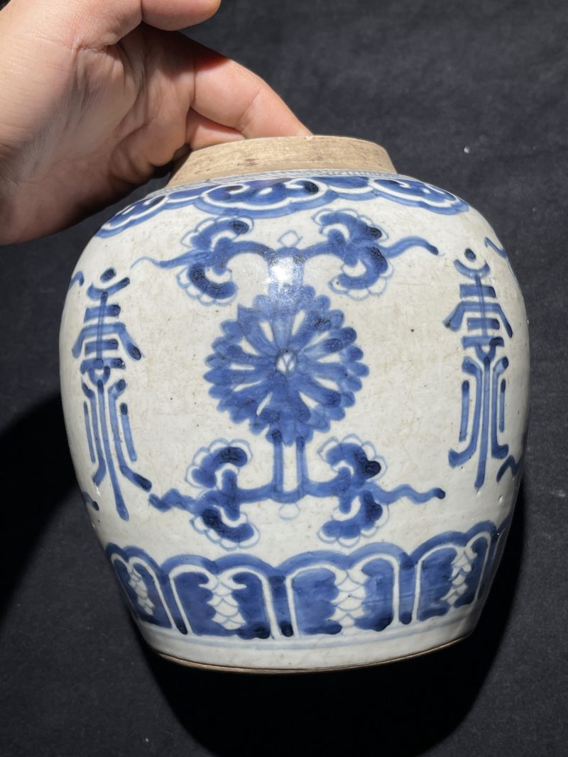 清早期 青花罐一组4件 - 图11