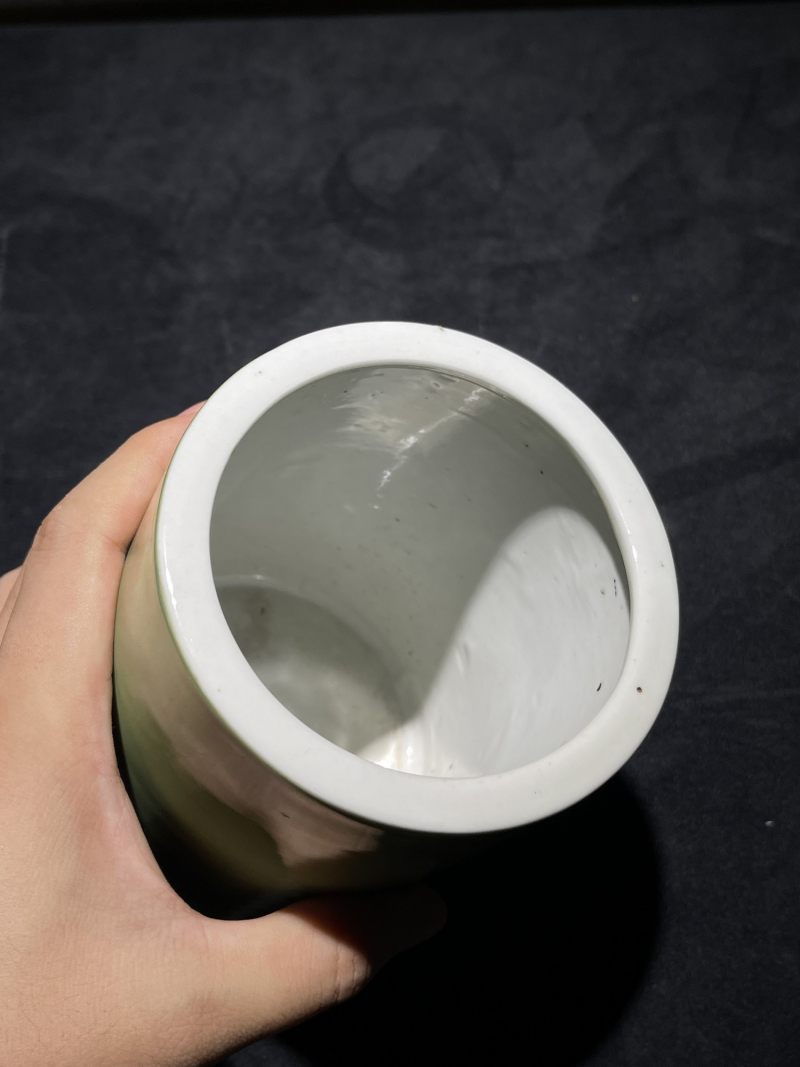 解放后 青花单色釉名家瓷一组四件 - 图10