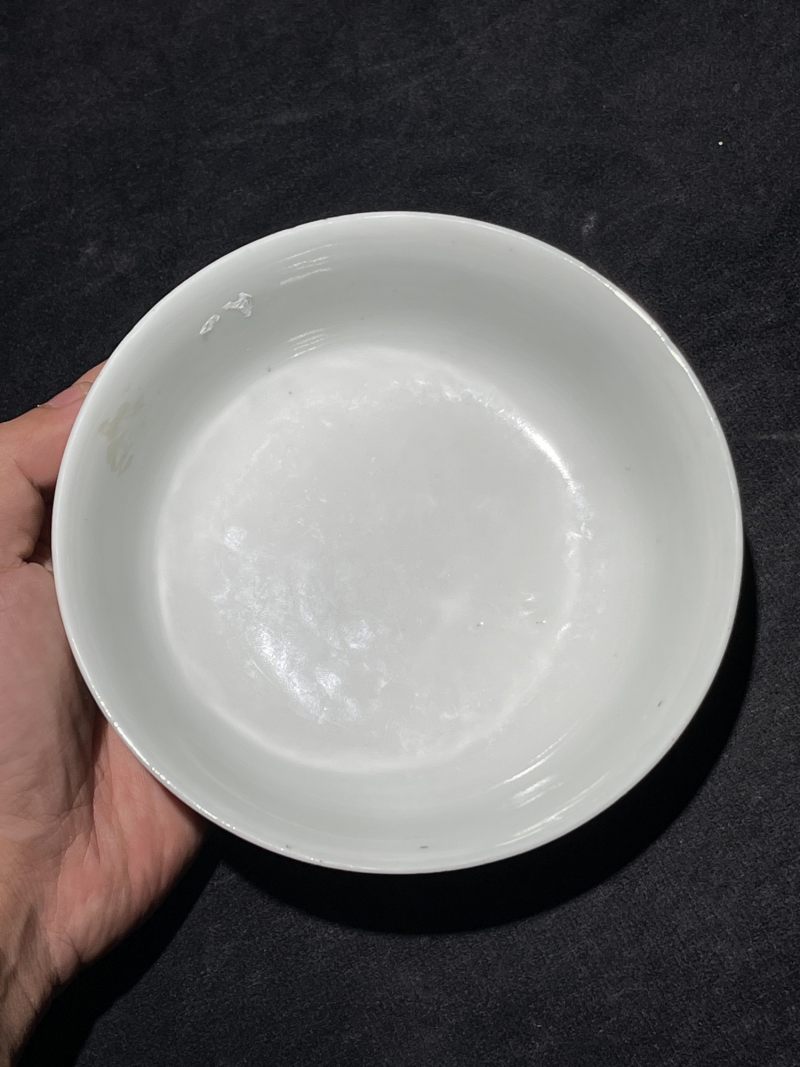 清晚期 粉彩花卉纹墩式碗 - 图9