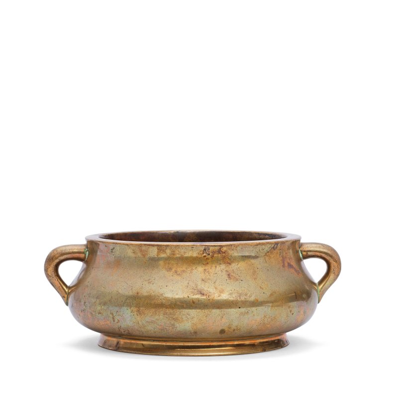 十八世紀 雙耳銅爐 | A BRONZE INCENSE BURNER, GUI - 图3