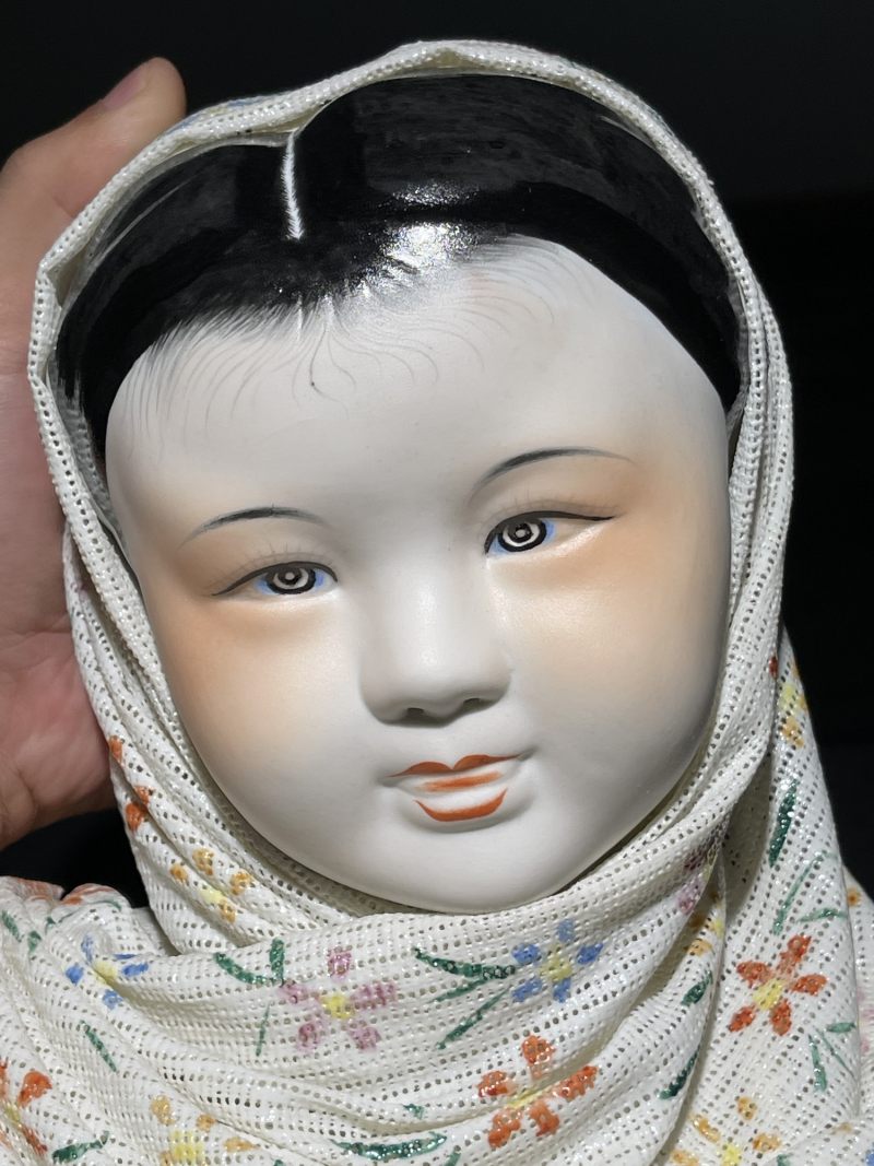 解放后 少女批纱瓷塑 - 图3