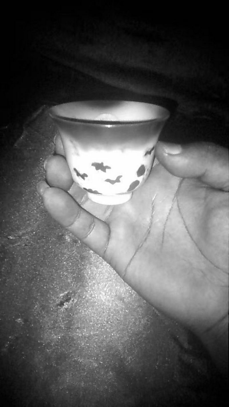 清同治 青花五彩花神杯 - 图9