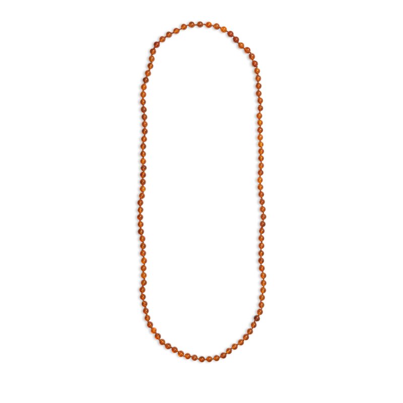 十九/二十世紀 琥珀項鏈 | AN AMBER BEADED NECKLACE