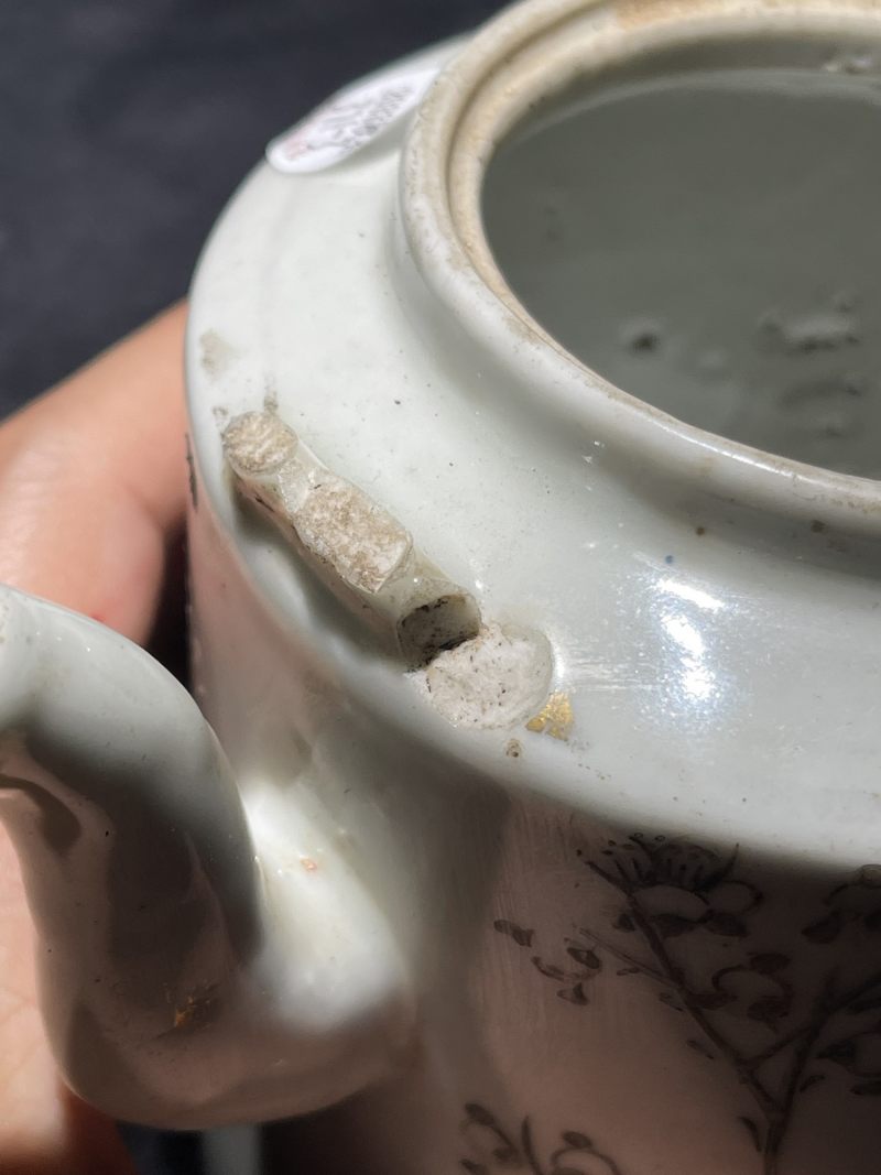 民国 刻瓷茶壶一组4件 - 图30