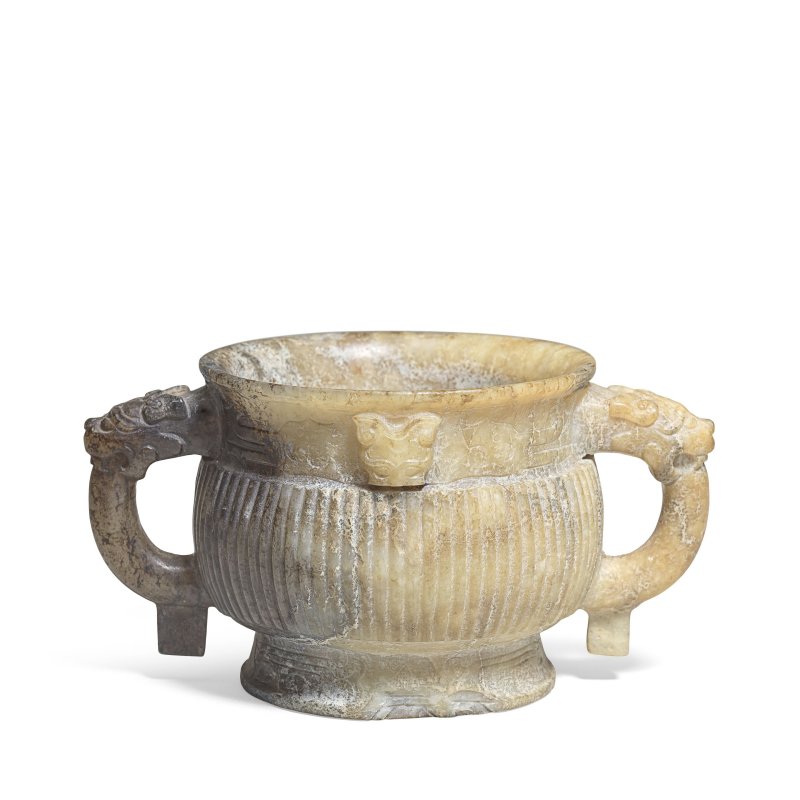 或明 玉簋 | A CALCIFIED JADE INCENSE BURNER, GUI - 图2