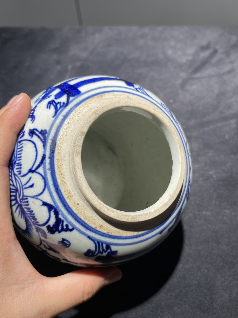 清代 青花喜字罐一组19件 - 图12