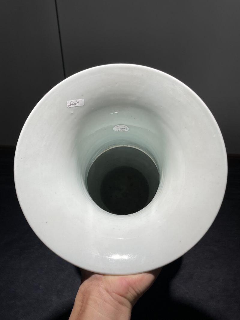 清康熙 青花博古纹凤尾尊 - 图6