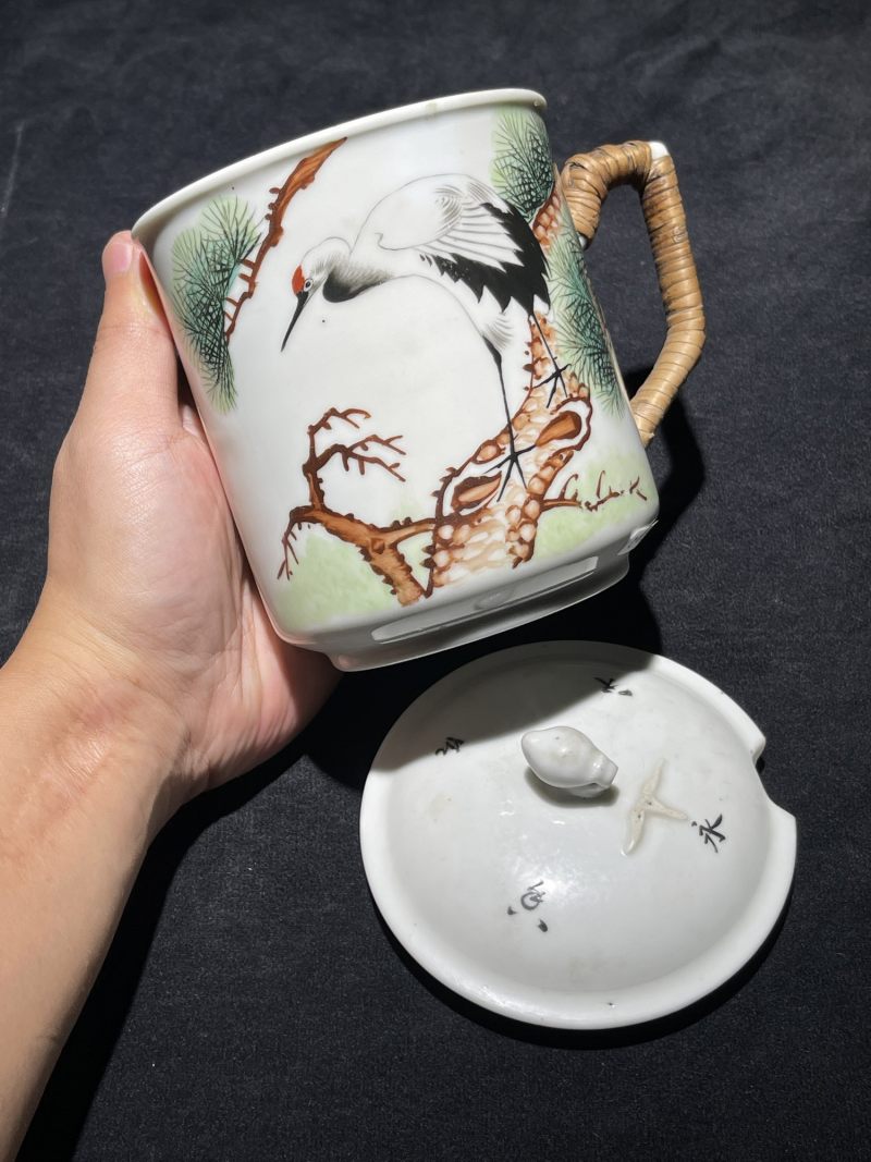民国 粉彩茶杯一组6件 - 图2