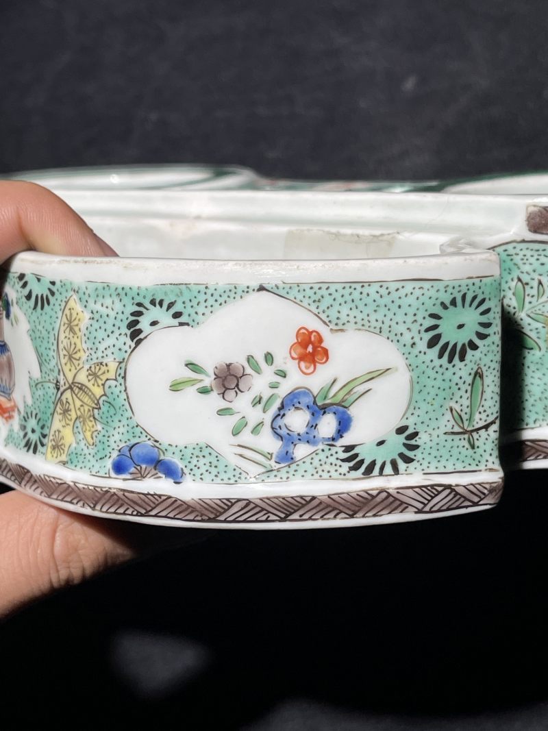 清代 五彩蝶恋花文具盒 - 图5