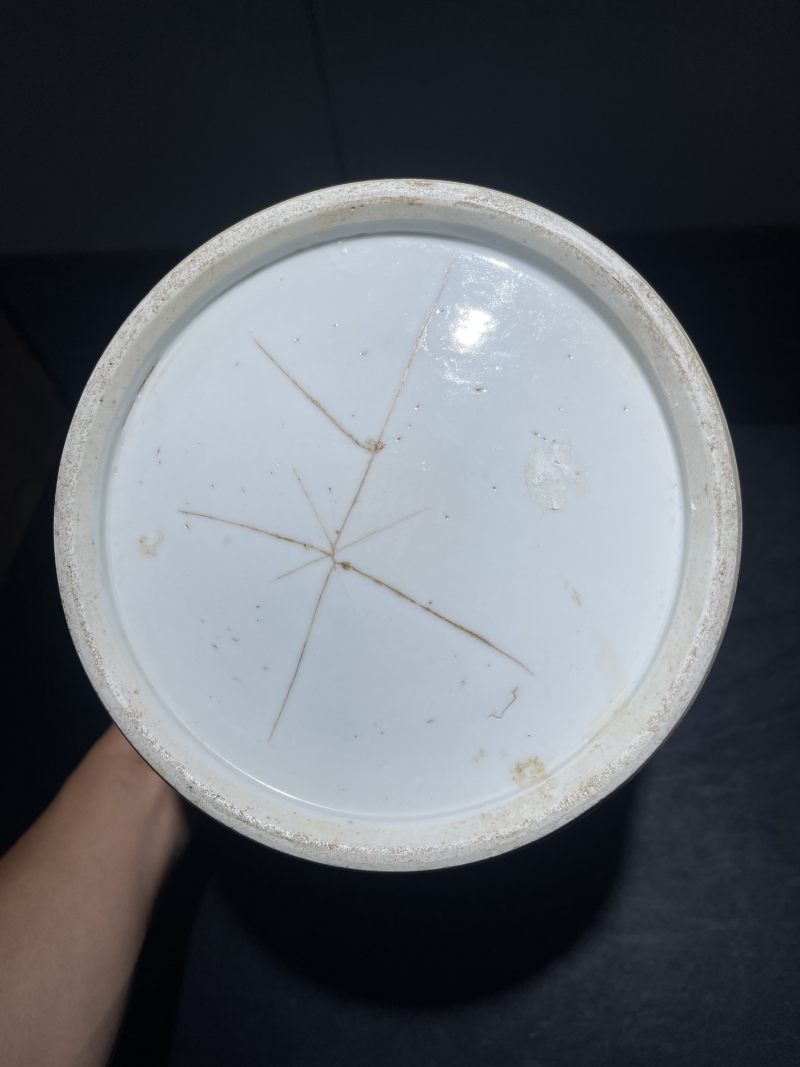 清光绪 粉彩福寿纹花盆 - 图9