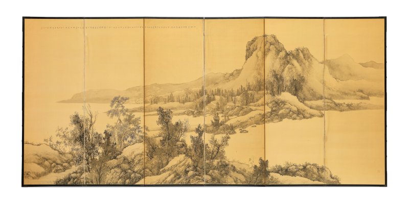 松林桂月 昭和時代 一九三七年 六扇屏風 | MATSUBAYASHI KEIGETSU (1876-1963)
