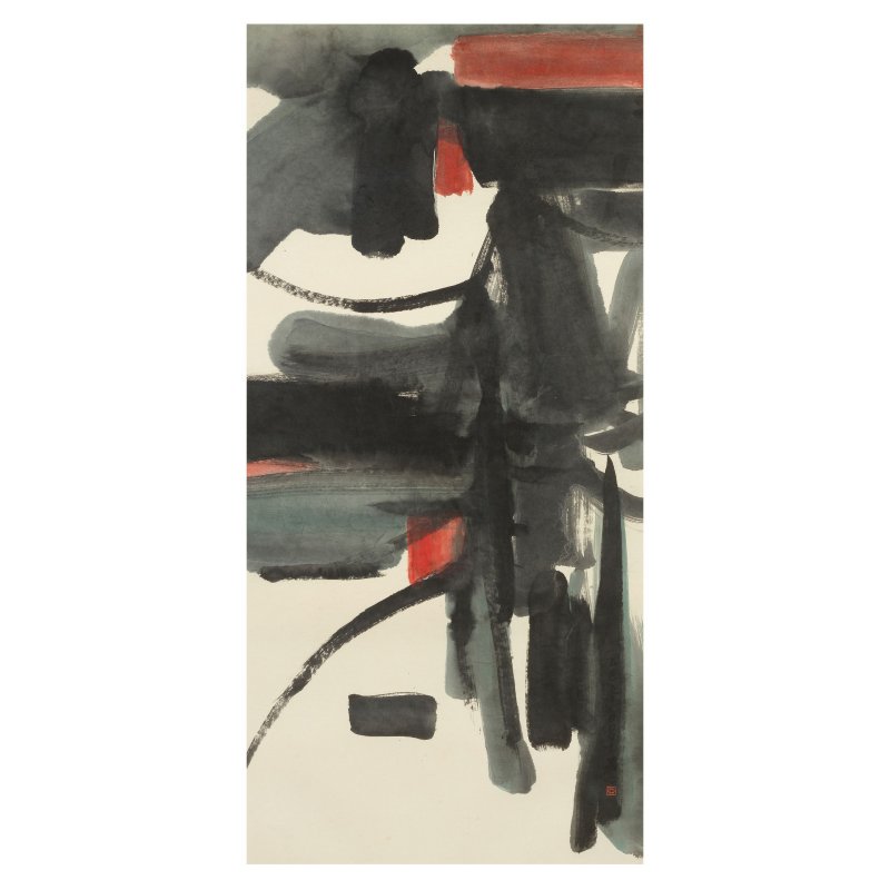 呂壽琨 禪圖 水墨紙本 立軸 一九六三年 | LU SHOUKUN (LUI SHOU-KWAN, 1919-1975)