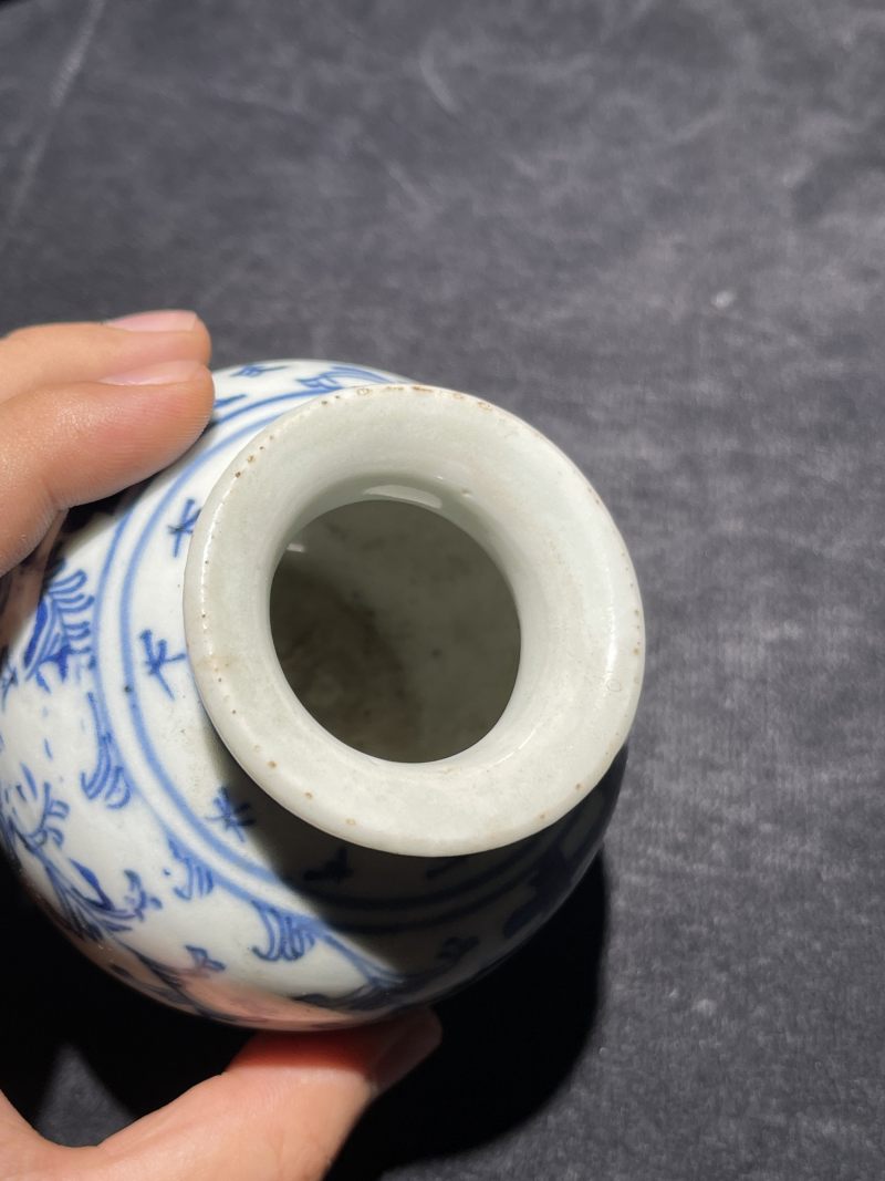 清代 青花喜字罐一组19件 - 图53