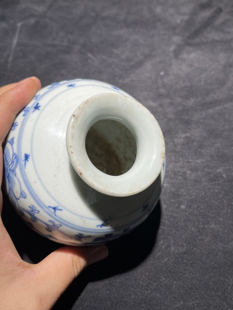 清代 青花喜字罐一组19件 - 图17