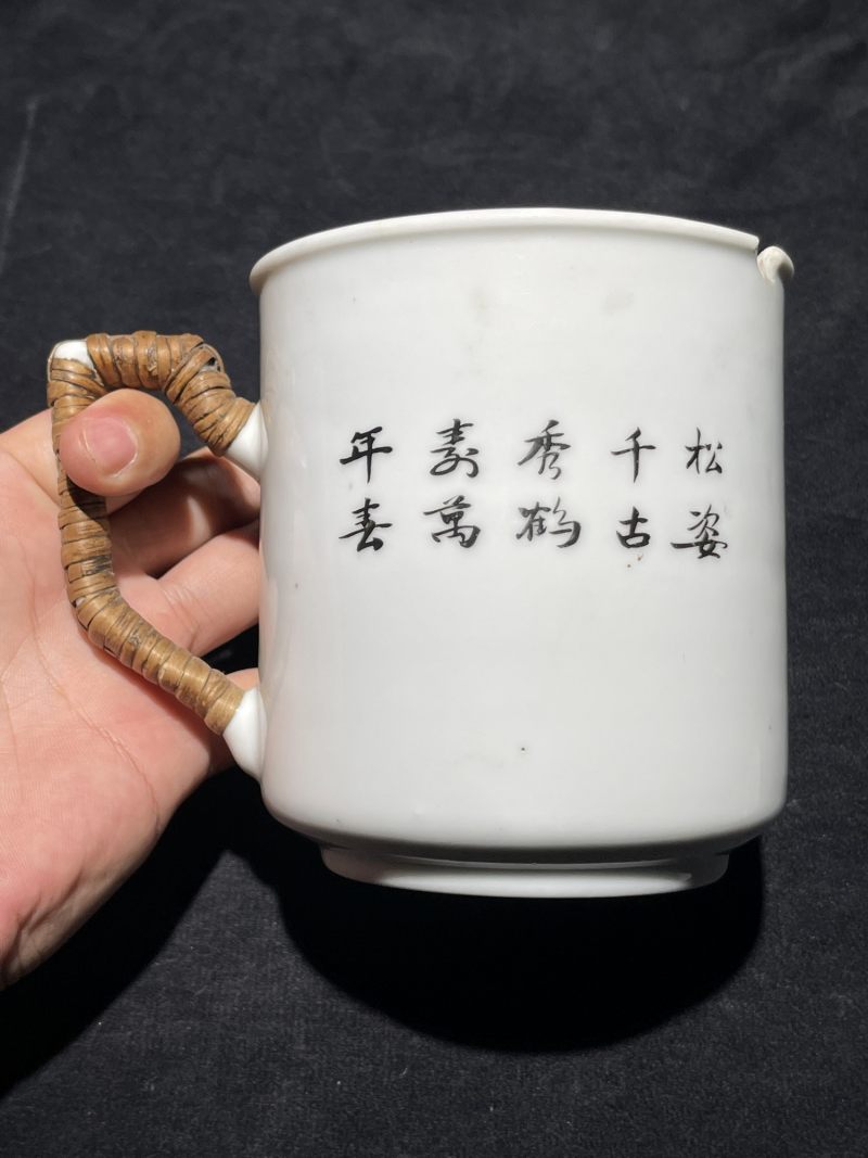 民国 粉彩茶杯一组6件 - 图4