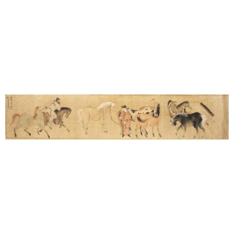 趙孟頫（傳） 騎馬圖 設色絹本 無框 | AFTER ZHAO MENGFU (1254-1322) - 图2