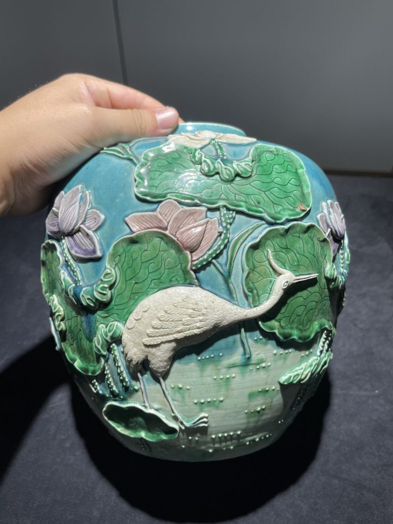 清代 浮雕瓷器一组3件 - 图2