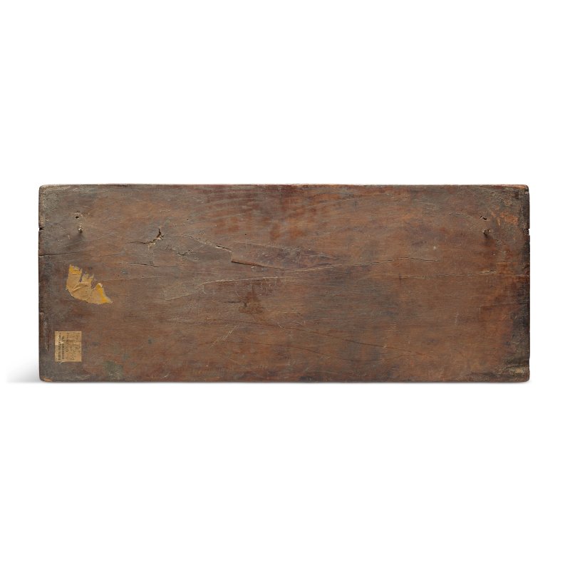 西藏 十五世紀 木雕般若波羅蜜多經板 | A WOOD PRAJNAPARAMITA MANUSCRIPT COVER - 图2