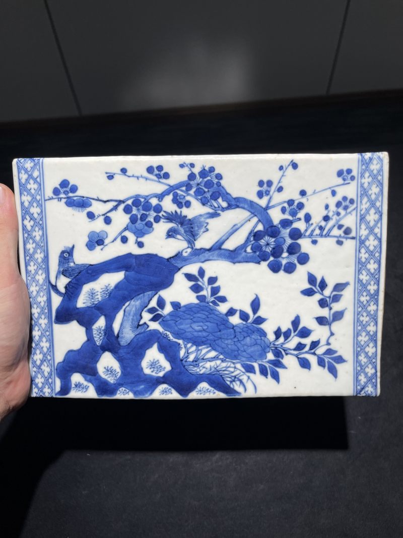 清中期 青花花卉纹迎手 - 图5