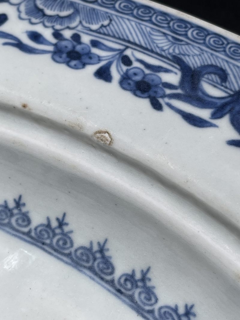 清康熙 青花人物纹大盘 - 图10