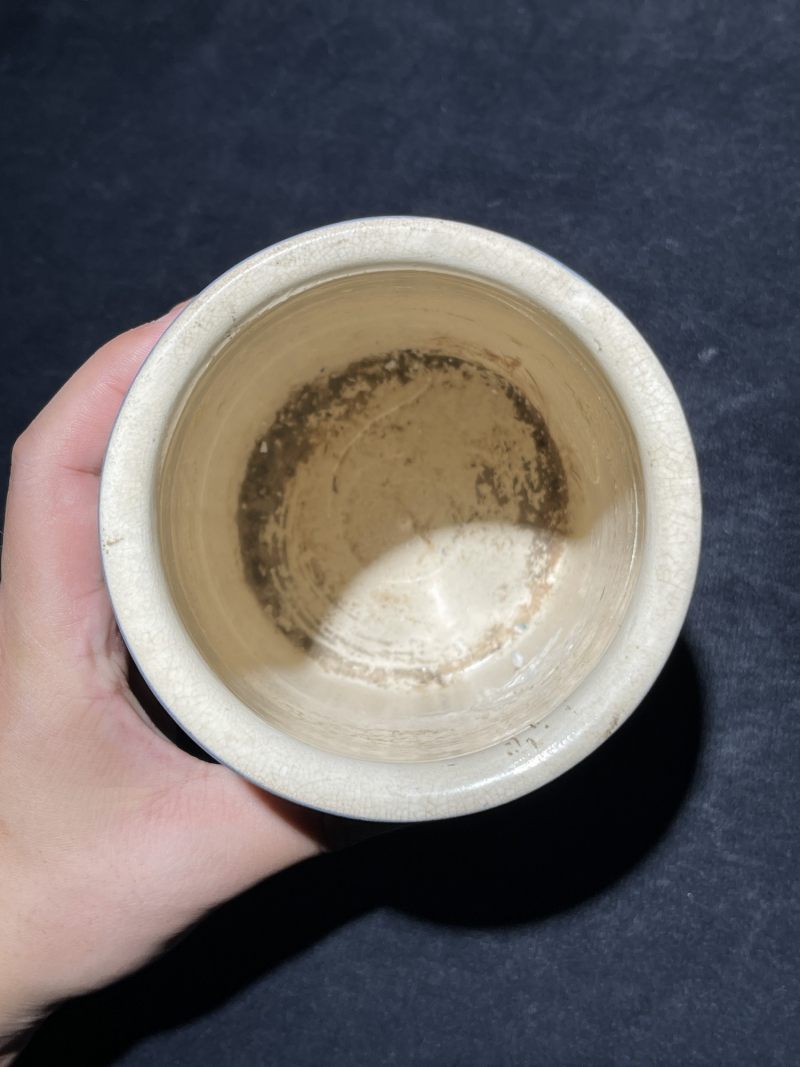 清代 粉彩、青花笔筒一组4件 - 图23