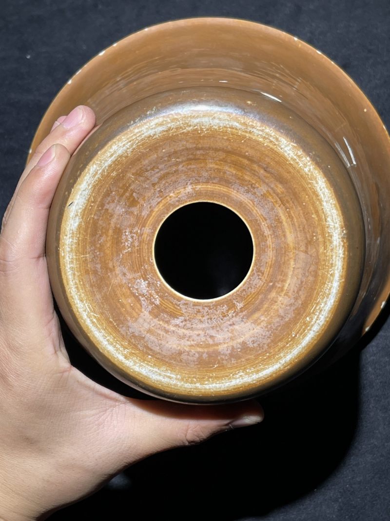 清中期 紫金釉大铃铛一对 - 图4