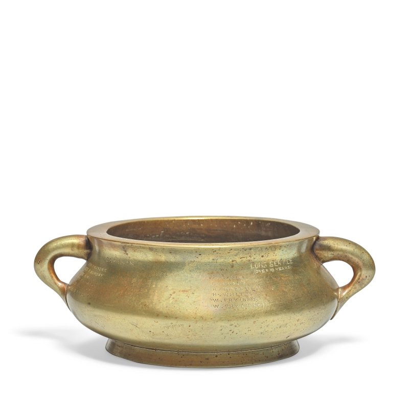 十八/十九世紀 銅香爐 | A BRONZE INCENSE BURNER