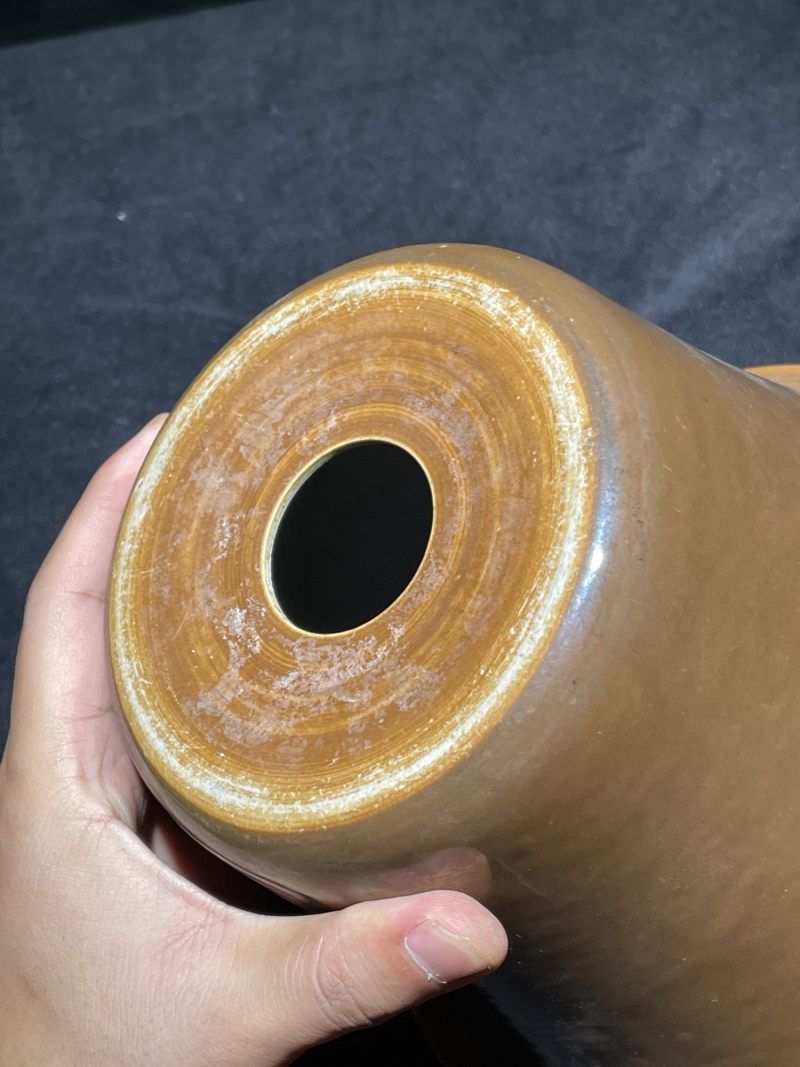 清中期 紫金釉大铃铛一对 - 图5