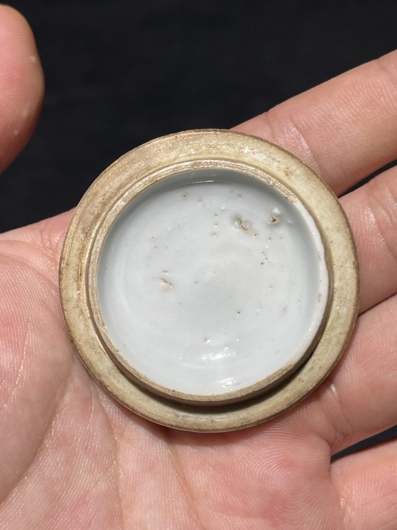 明天启 青花高士图茶入 - 图10