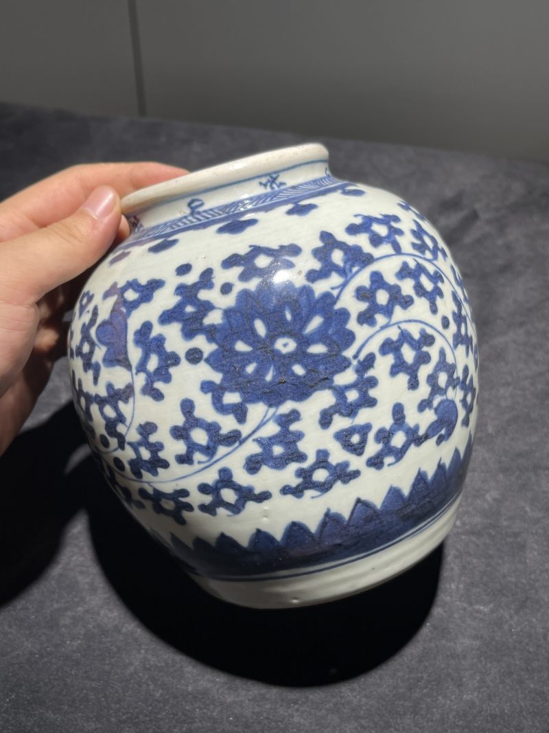 清代 青花罐一组5件 - 图16