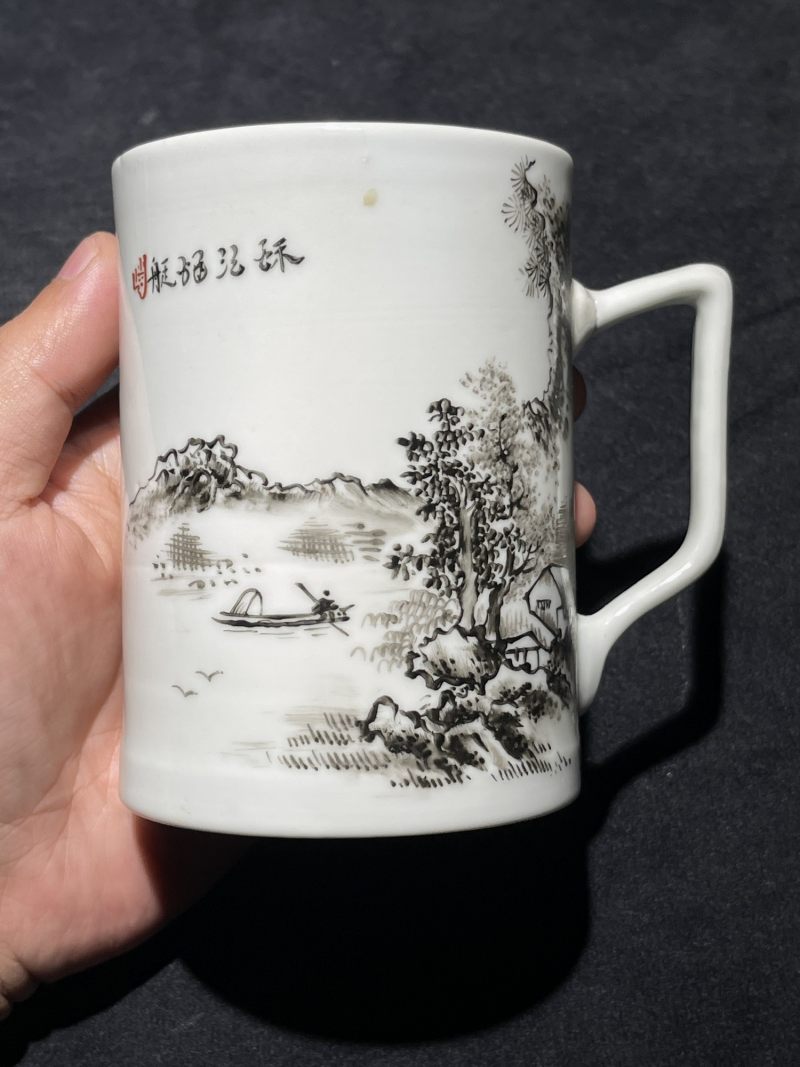 民国 粉彩茶杯一组6件 - 图10