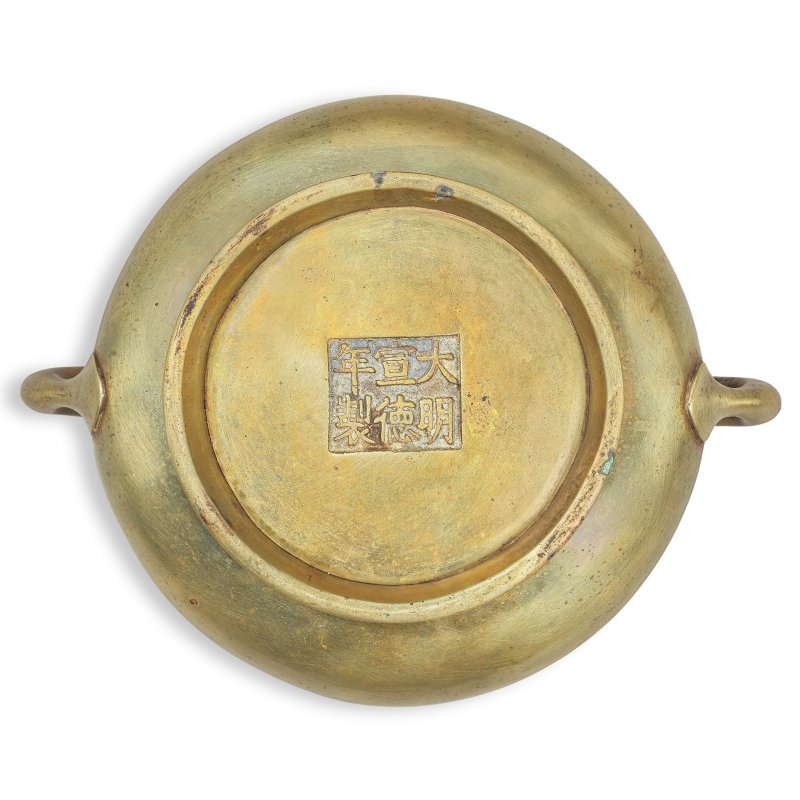 十八/十九世紀 銅香爐 | A BRONZE INCENSE BURNER - 图2