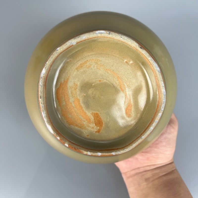 明代 龙泉窑青黄釉罐 - 图11