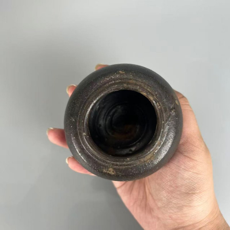 明代 洪塘窑大海茶入 - 图4