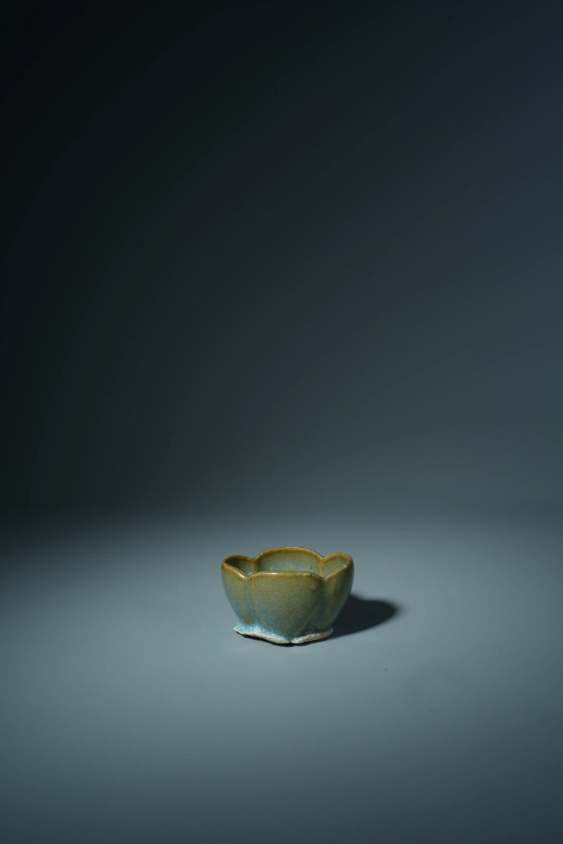 钧窑海棠杯 - 图2