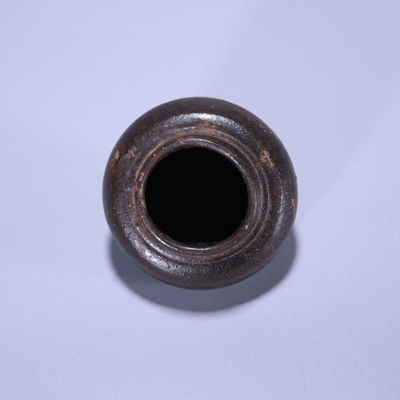 明代 洪塘窑大海茶入 - 图2