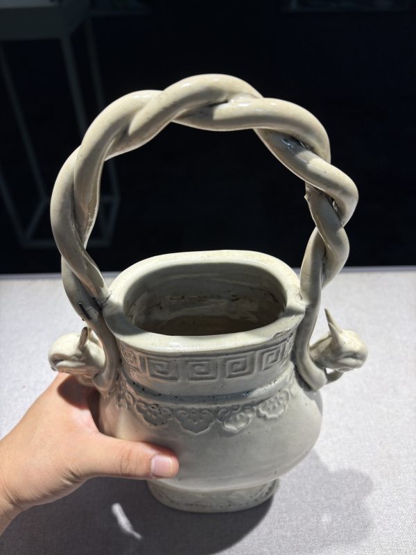 明 仿定釉提梁卣 - 图6