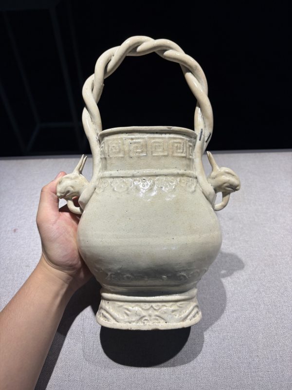 明 仿定釉提梁卣 - 图10