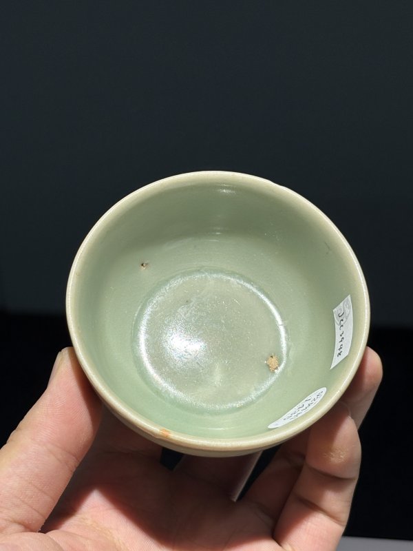 元 龙泉青釉茶圆 - 图6