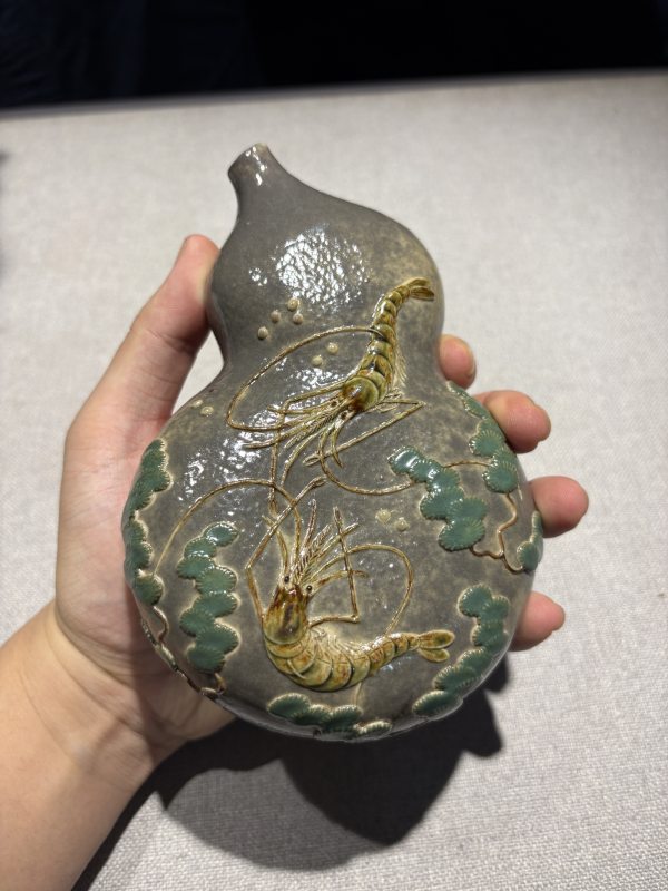清 粉彩葫芦盖盒 - 图7