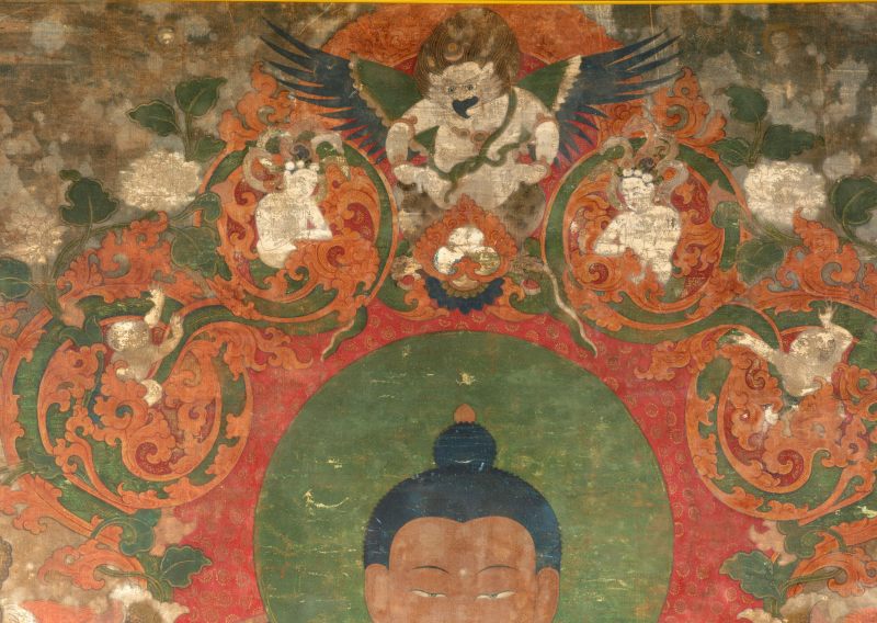 17世纪 释迦牟尼佛唐卡 - 图4