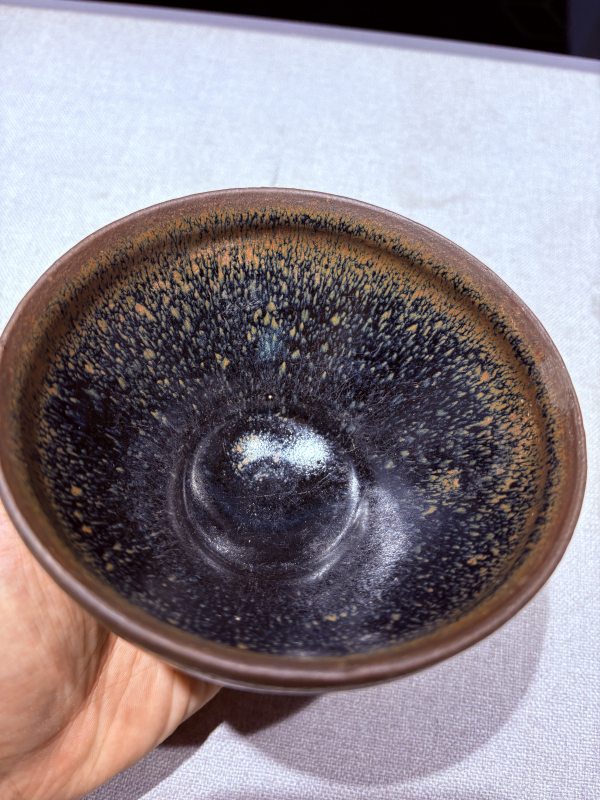 明 黑釉油滴盏 - 图7
